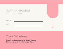 Φόρτωση εικόνας στο εργαλείο προβολής Συλλογής, Natalia Escabias GIft Card
