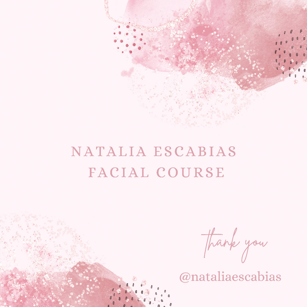 Natalia Escabias Facial Course