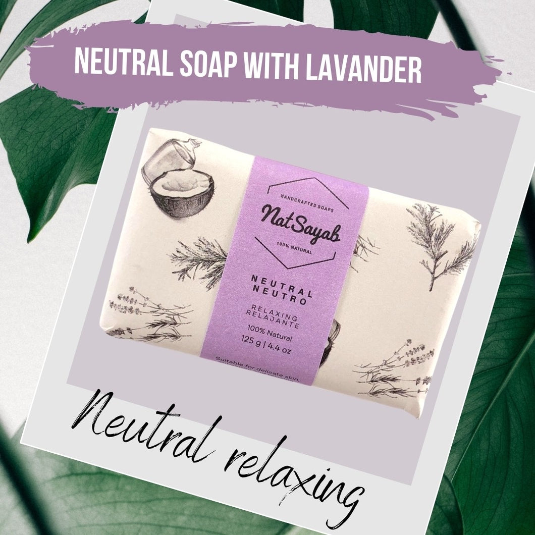 Natural Relaxing Soap with Lavander